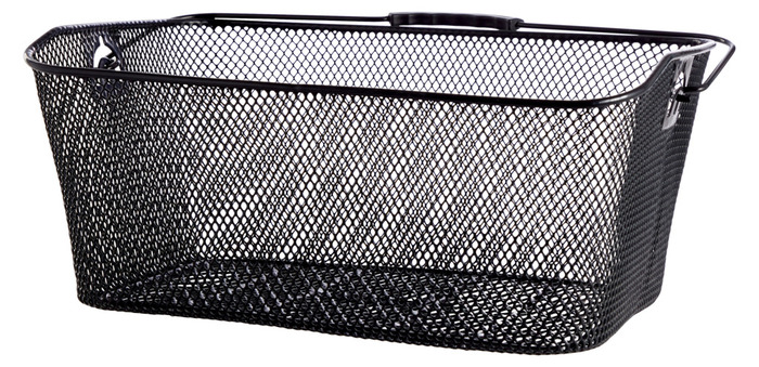 Cykelkorg t/pakethållare Svart 40 x 30 cm Bikezone